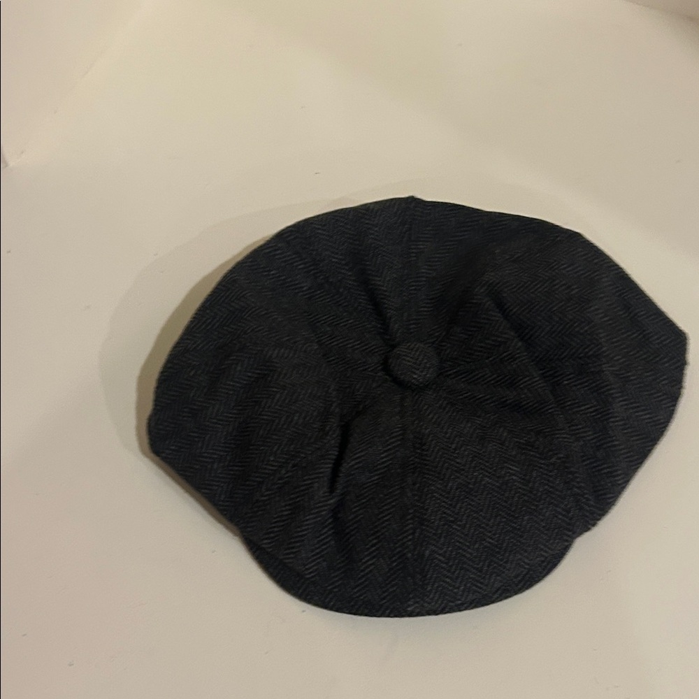 Amazon Men's Black Herringbone Hat